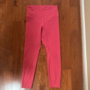 Lululemon Wonder Train Pink Leggings